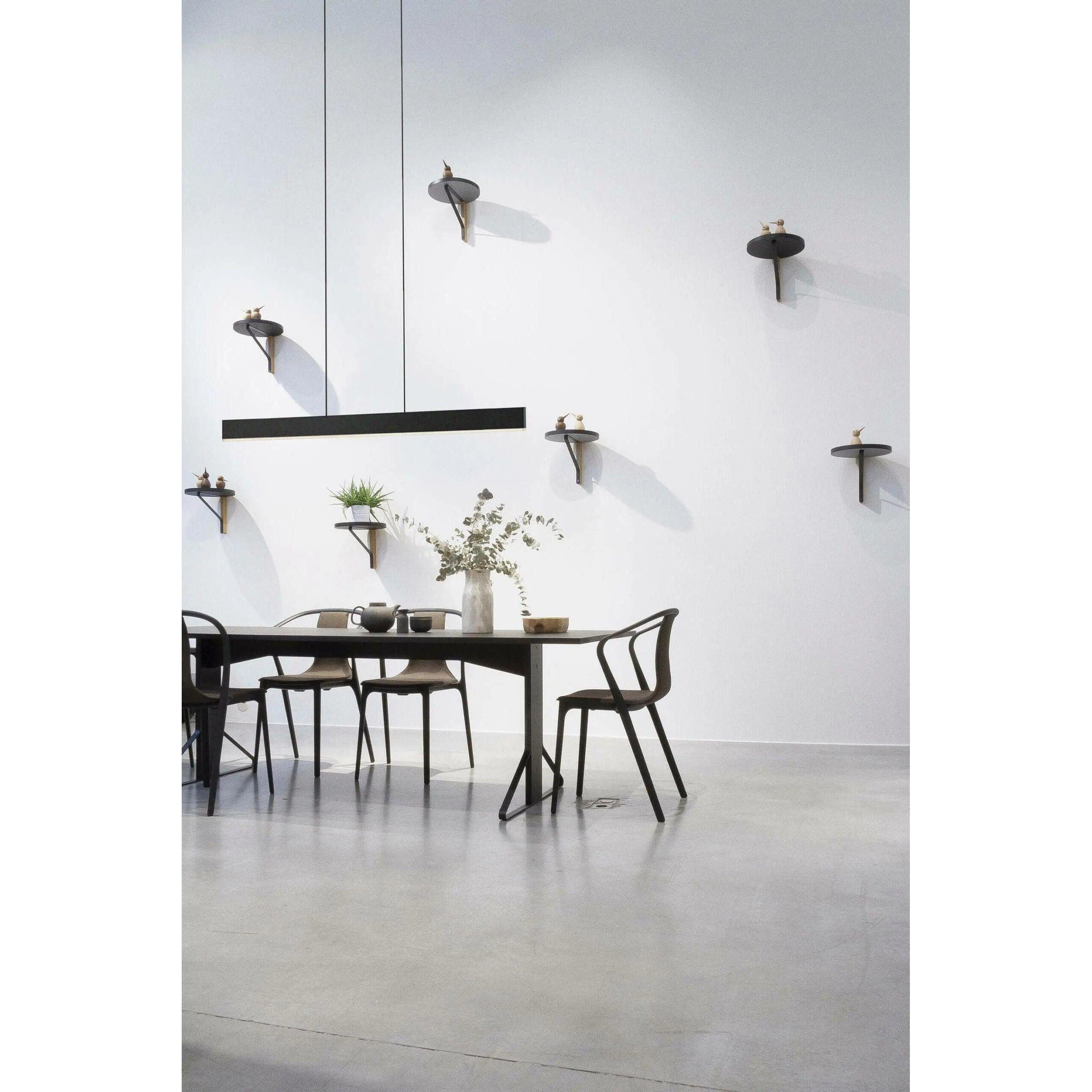 DALS Lighting - SPD Slim Linear LED Pendant Light - SPD48-3K-BK - Canada Light Shop