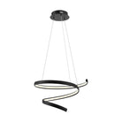 DALS Lighting - SPR Spiral Pendant - SPR20-CC-BK - Canada Light Shop
