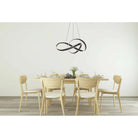DALS Lighting - TWPD Twirl LED Pendant Light - TWPD-3K-BK - Canada Light Shop