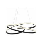 DALS Lighting - TWPS Twirl LED Pendant Light - TWPS-3K-BK - Canada Light Shop