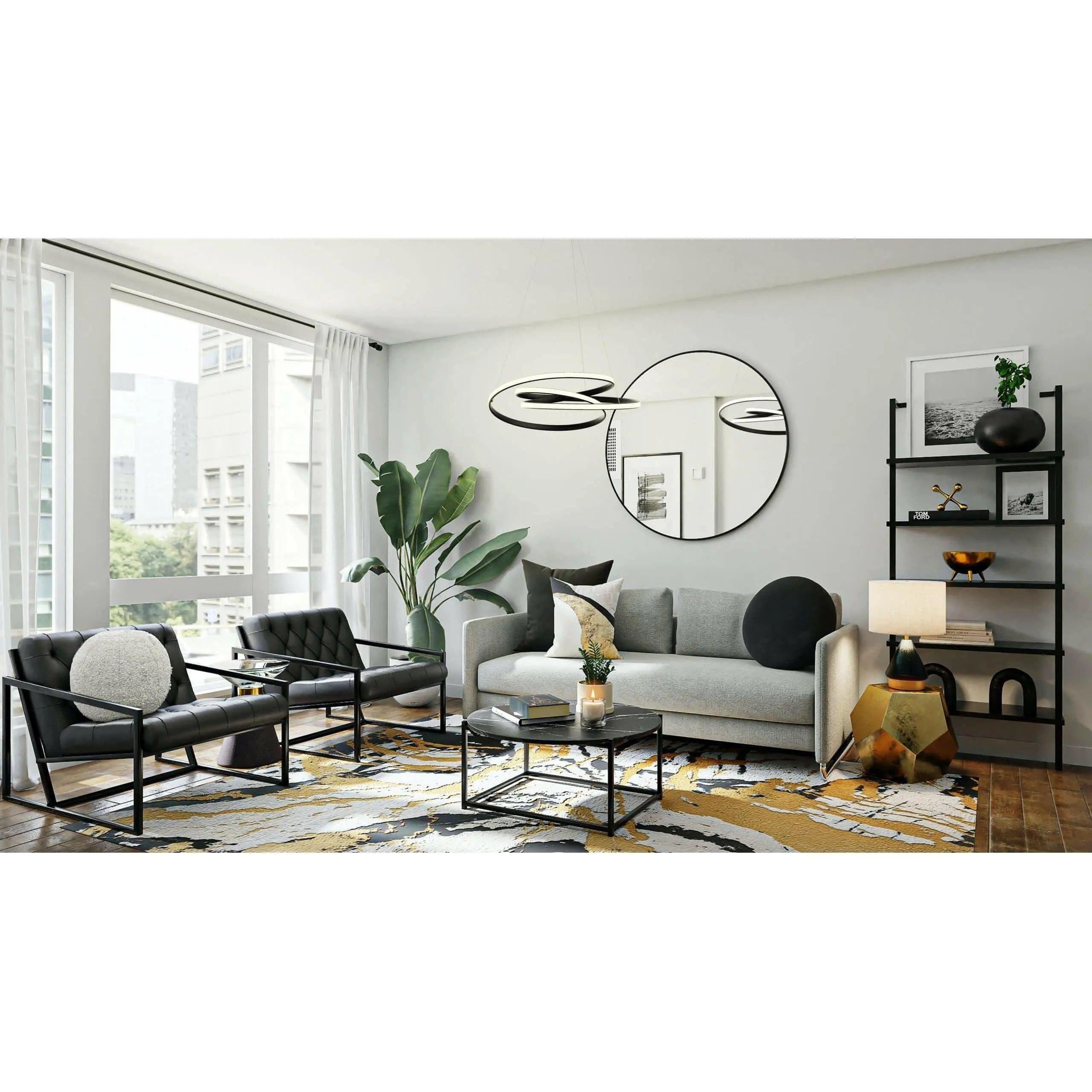 DALS Lighting - TWPS Twirl LED Pendant Light - TWPS-3K-BK - Canada Light Shop