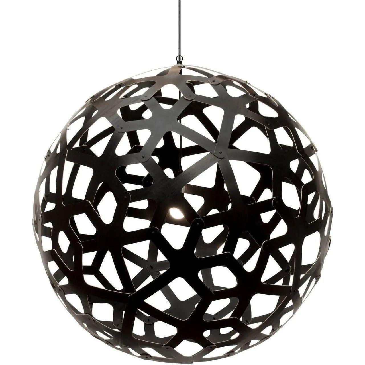 David Trubridge - Coral 1200 Pendant - COR-1200-BLK-BLK - Canada Light Shop