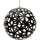 David Trubridge - Coral 1200 Pendant - COR-1200-BLK-BLK - Canada Light Shop