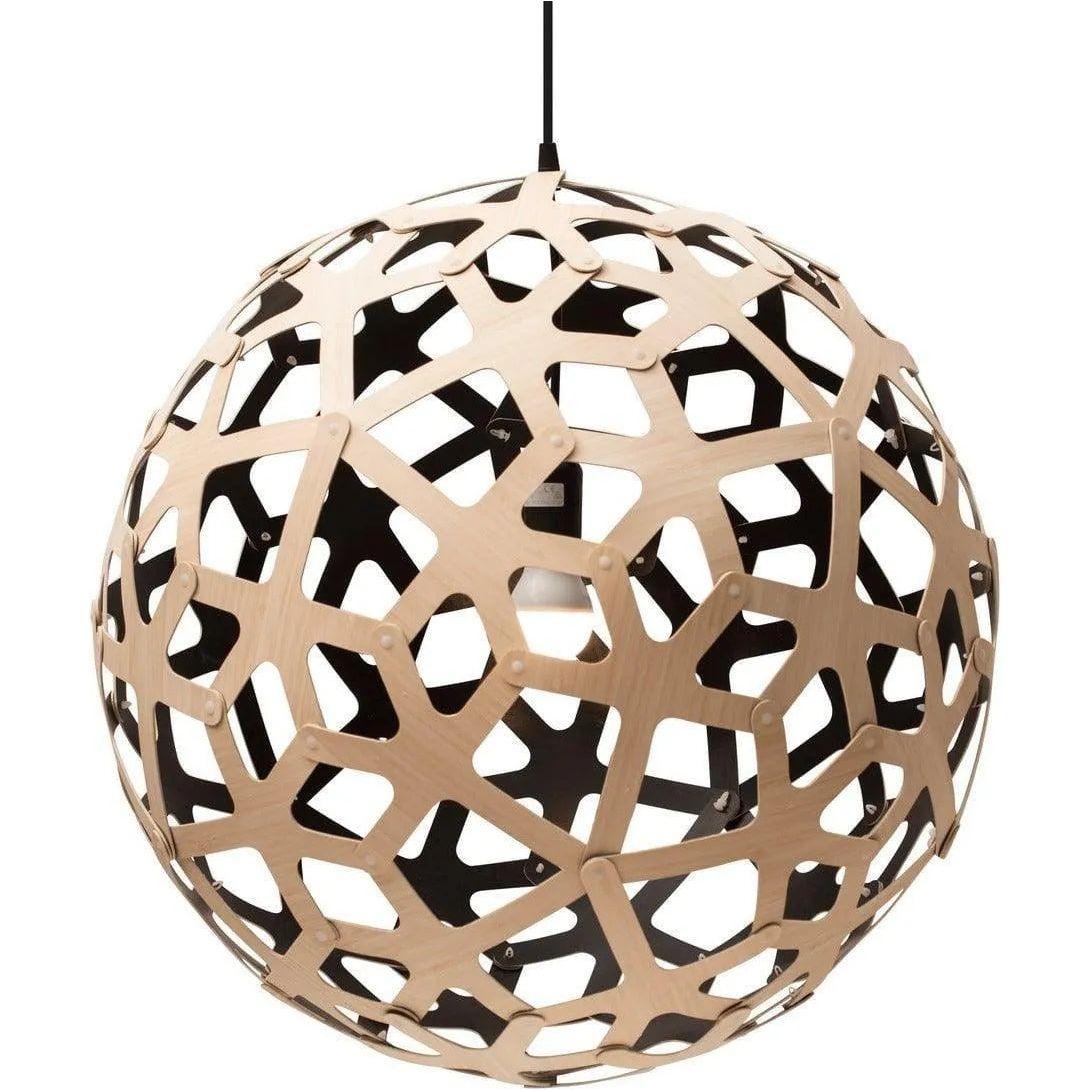 David Trubridge - Coral 600 Pendant - COR-0600-BLK-BLK - Canada Light Shop