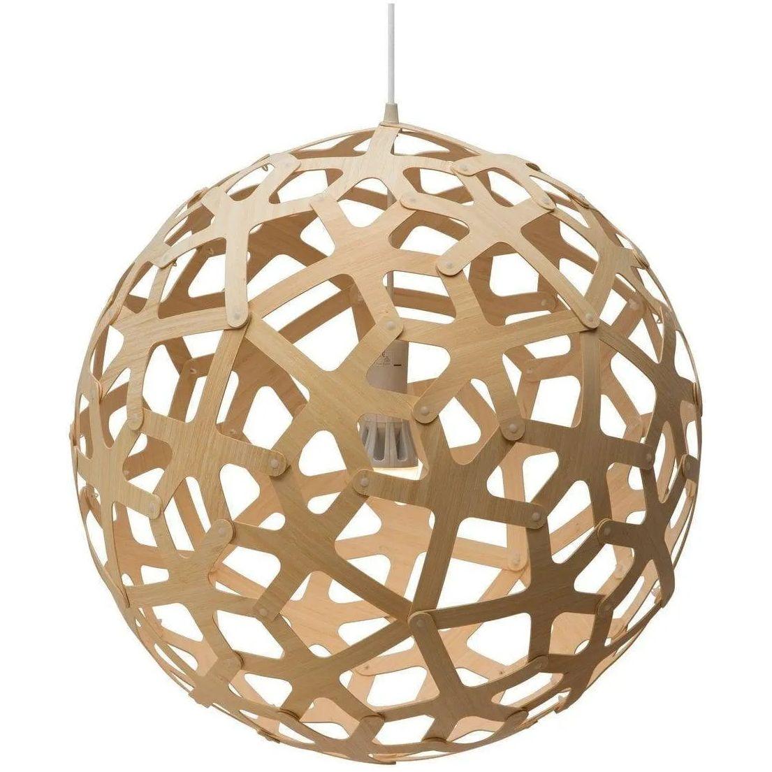 David Trubridge - Coral 600 Pendant - COR-0600-BLK-BLK - Canada Light Shop