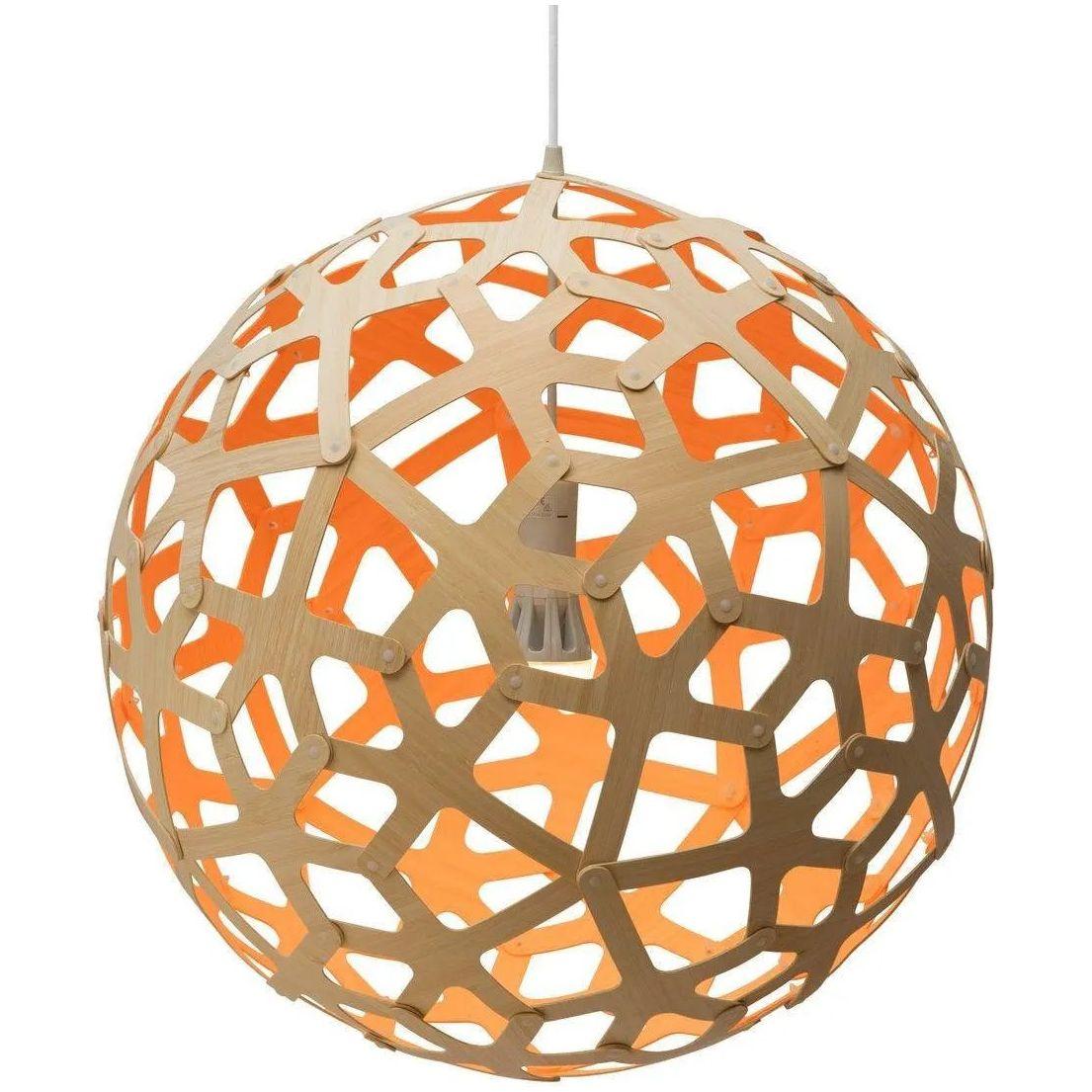 David Trubridge - Coral 600 Pendant - COR-0600-BLK-BLK - Canada Light Shop