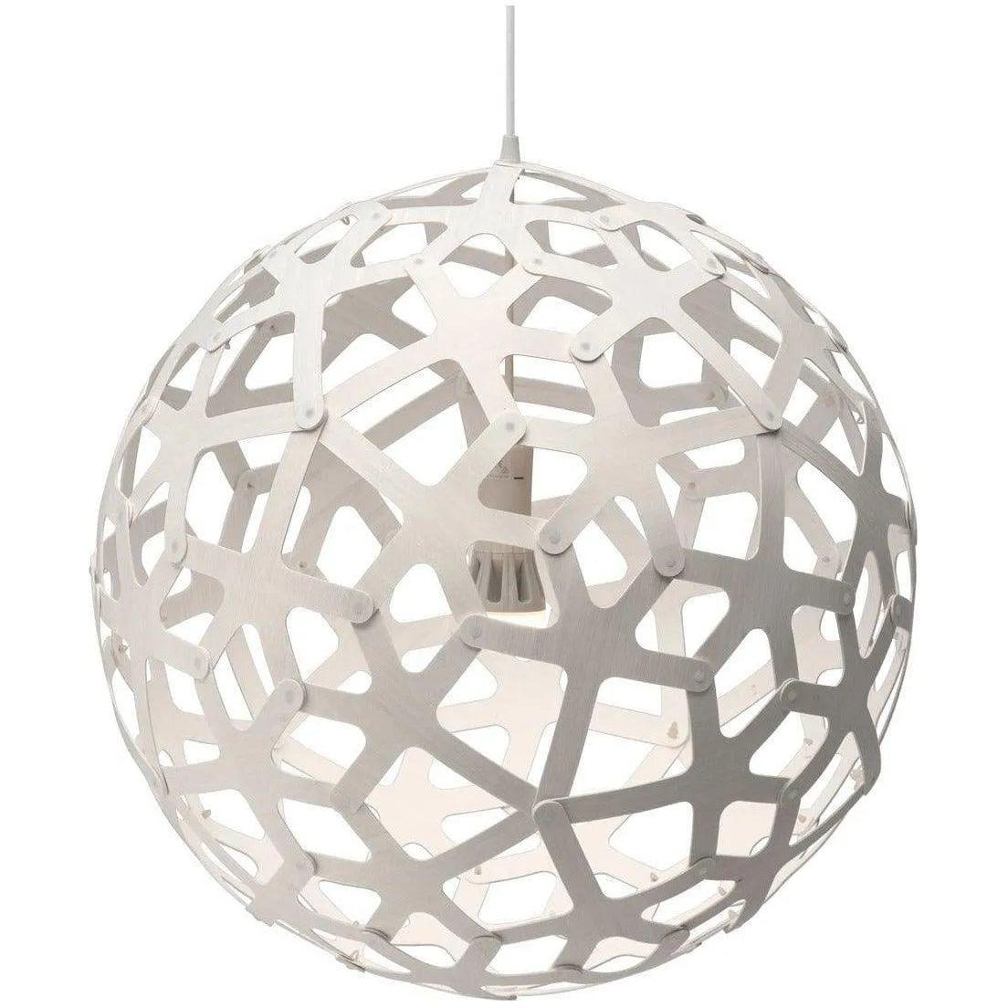 David Trubridge - Coral 600 Pendant - COR-0600-WHI-WHI - Canada Light Shop