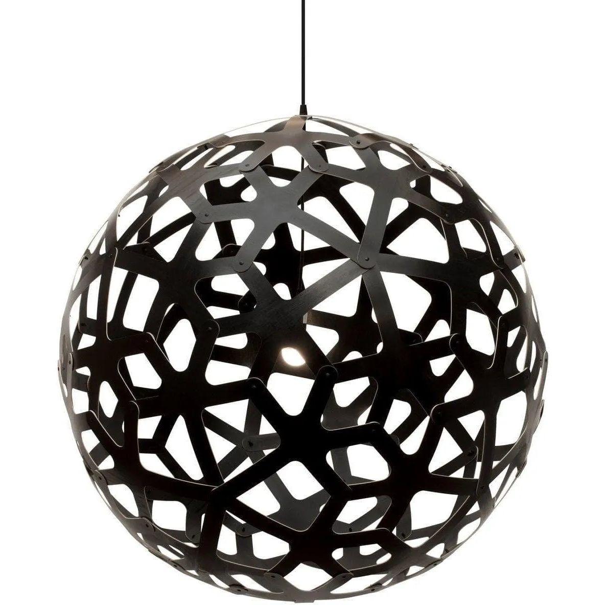 David Trubridge - Coral 800 Pendant - COR-0800-BLK-BLK - Canada Light Shop