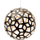 David Trubridge - Coral 800 Pendant - COR-0800-BLK-BLK - Canada Light Shop