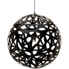 David Trubridge - Floral 1000 Pendant - FLO-1000-BLK-BLK - Canada Light Shop
