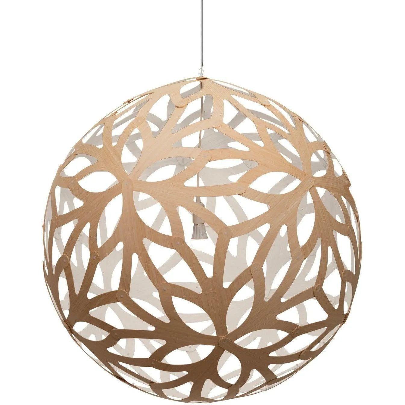 David Trubridge - Floral 1000 Pendant - FLO-1000-BLK-BLK - Canada Light Shop