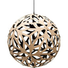 David Trubridge - Floral 1000 Pendant - FLO-1000-BLK-BLK - Canada Light Shop
