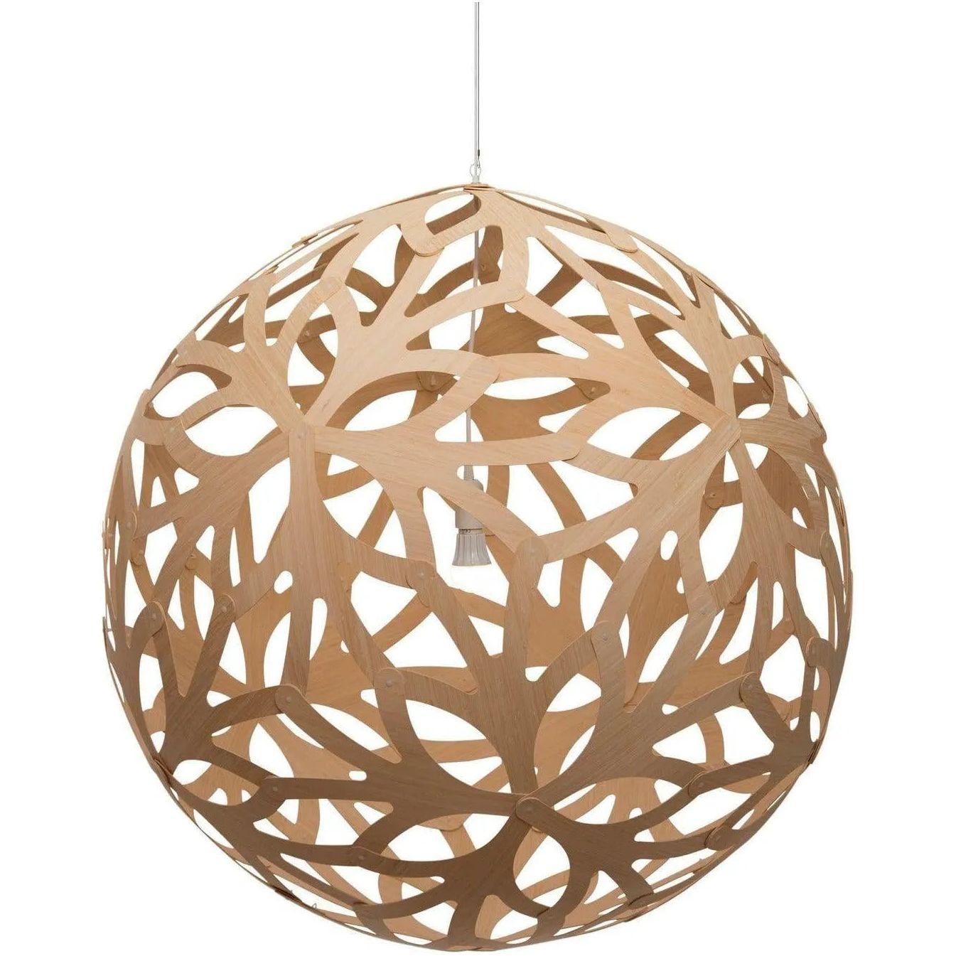 David Trubridge - Floral 1000 Pendant - FLO-1000-BLK-BLK - Canada Light Shop