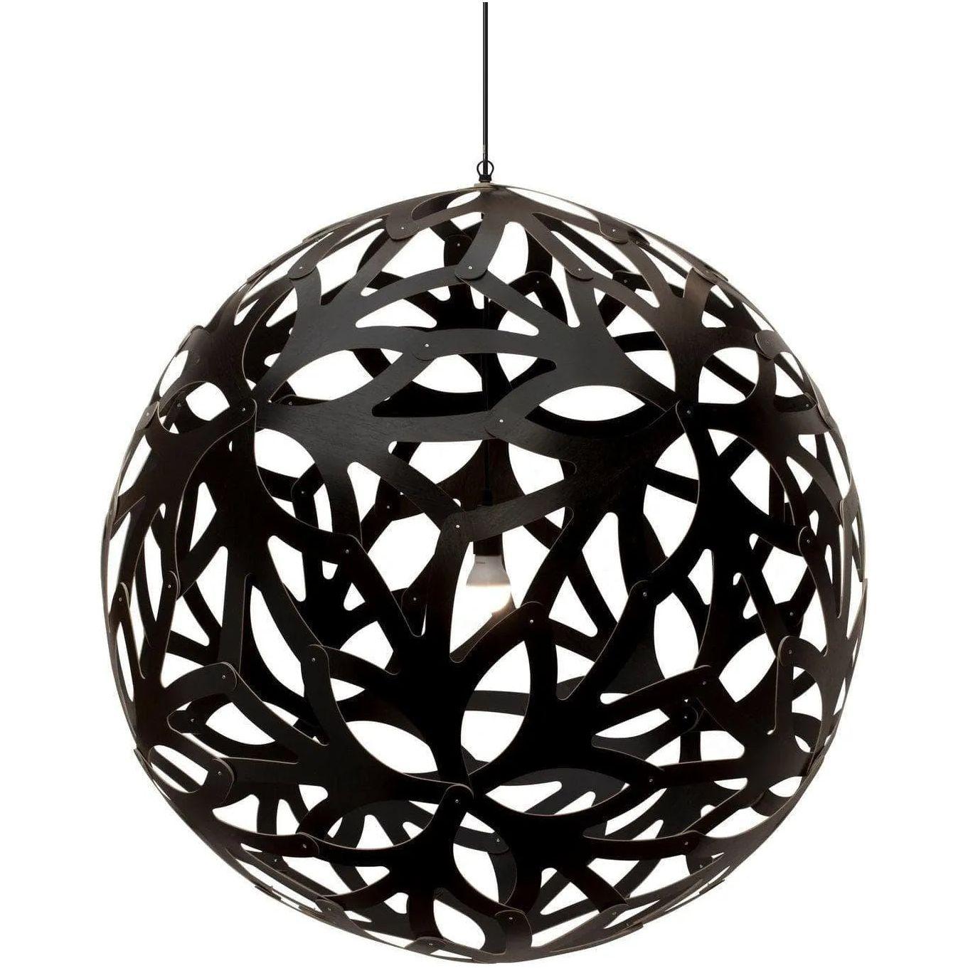 David Trubridge - Floral 1600 Pendant - FLO-1600-BLK-BLK - Canada Light Shop