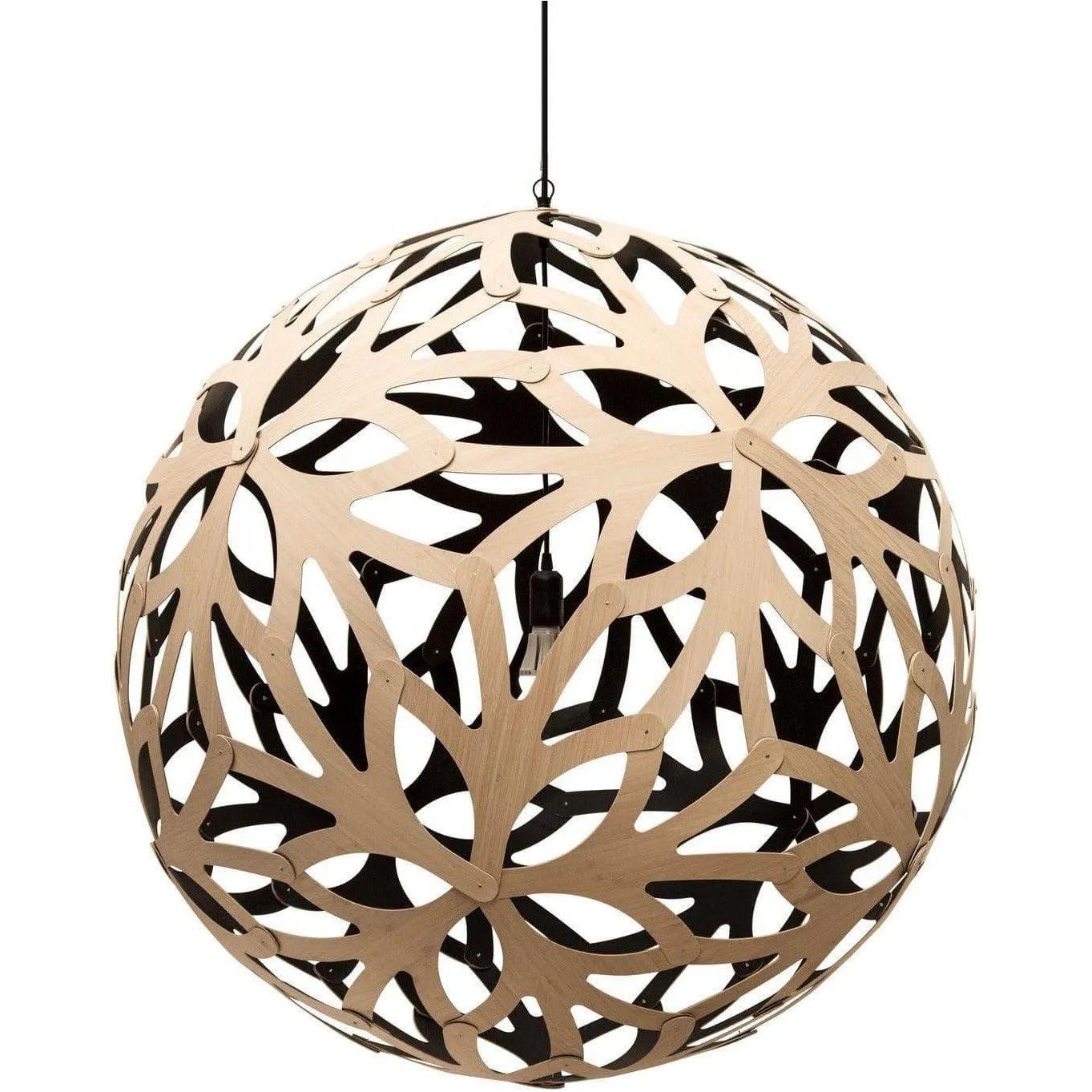 David Trubridge - Floral 1600 Pendant - FLO-1600-BLK-BLK - Canada Light Shop