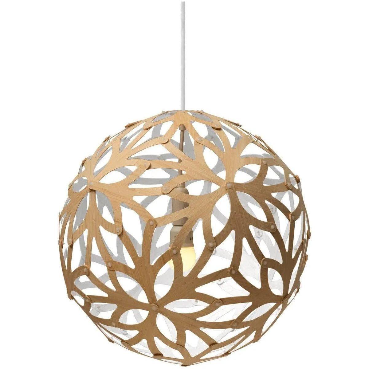 David Trubridge - Floral 400 Pendant - FLO-0400-BLK-BLK - Canada Light Shop