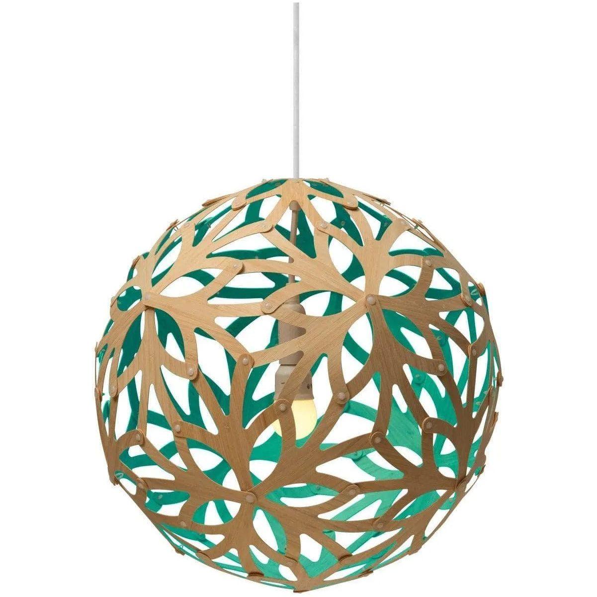 David Trubridge - Floral 400 Pendant - FLO-0400-BLK-BLK - Canada Light Shop