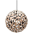 David Trubridge - Floral 400 Pendant - FLO-0400-BLK-BLK - Canada Light Shop
