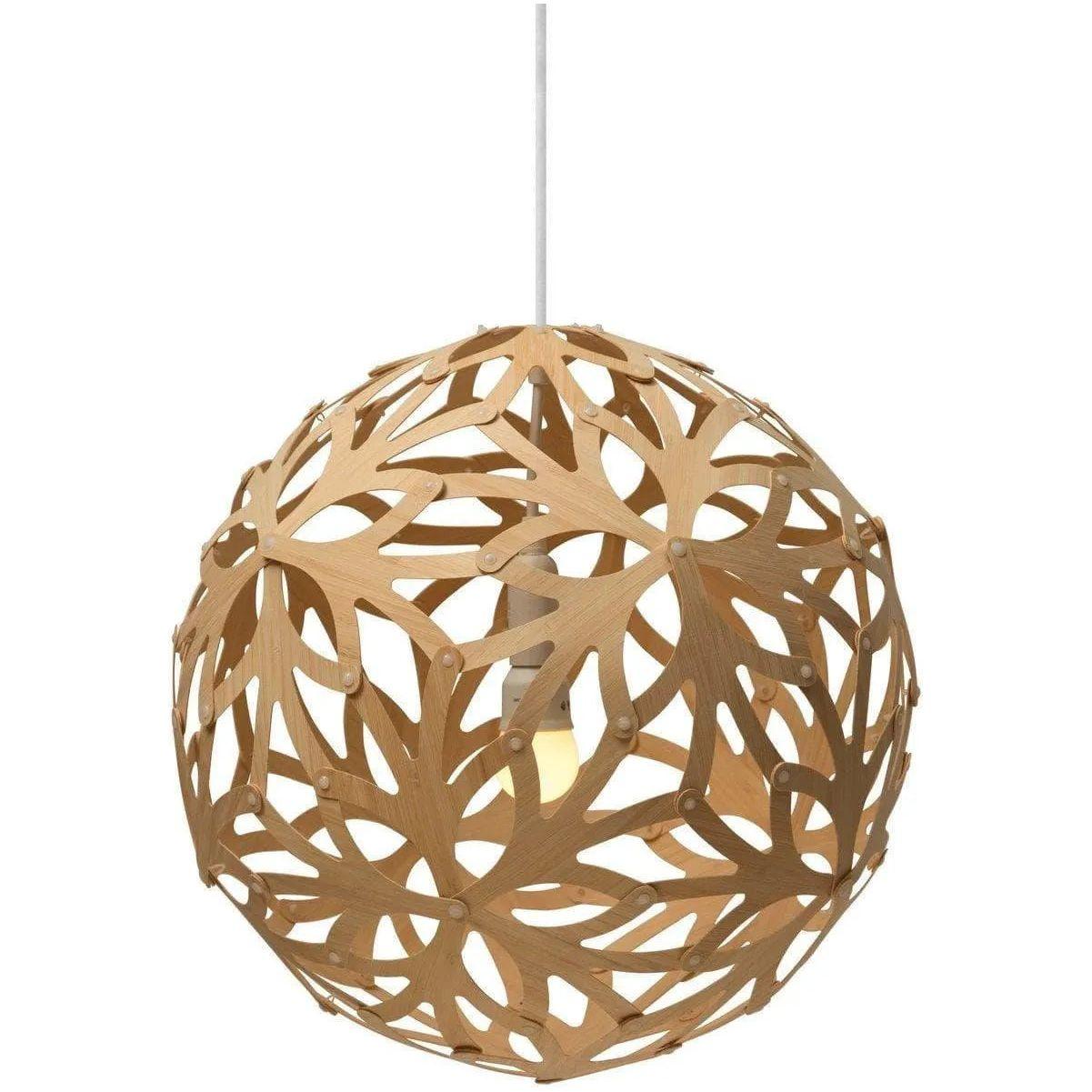 David Trubridge - Floral 400 Pendant - FLO-0400-BLK-BLK - Canada Light Shop