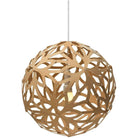 David Trubridge - Floral 400 Pendant - FLO-0400-BLK-BLK - Canada Light Shop