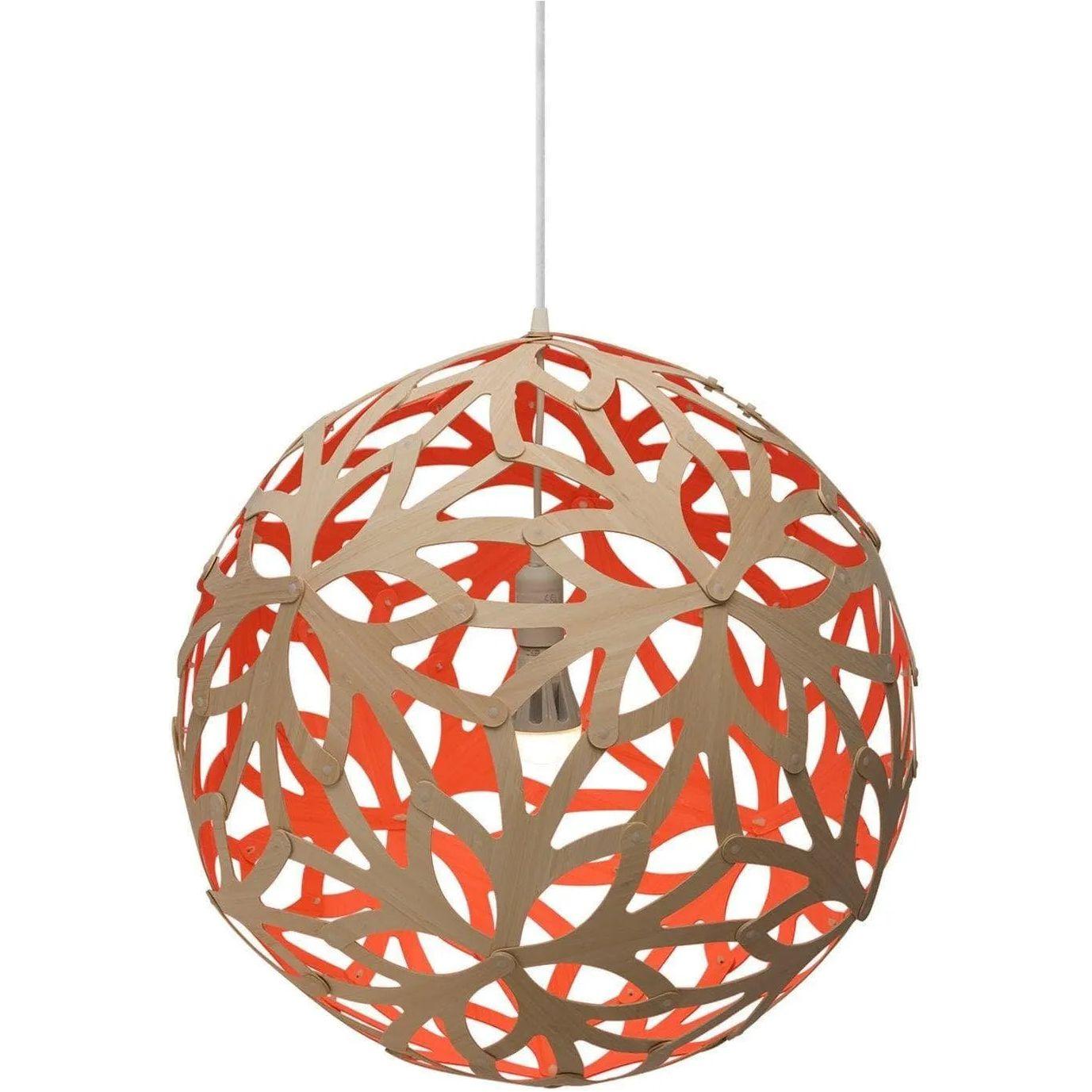 David Trubridge - Floral 600 Pendant - FLO-0600-BLK-BLK - Canada Light Shop