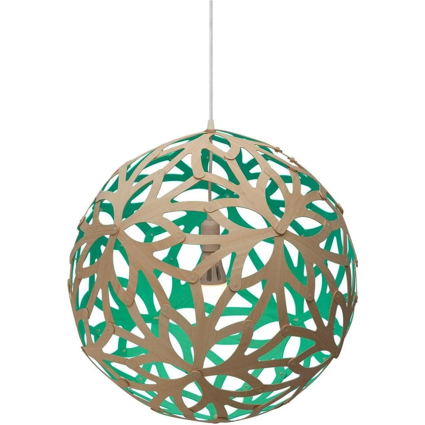 David Trubridge - Floral 600 Pendant - FLO-0600-BLK-BLK - Canada Light Shop