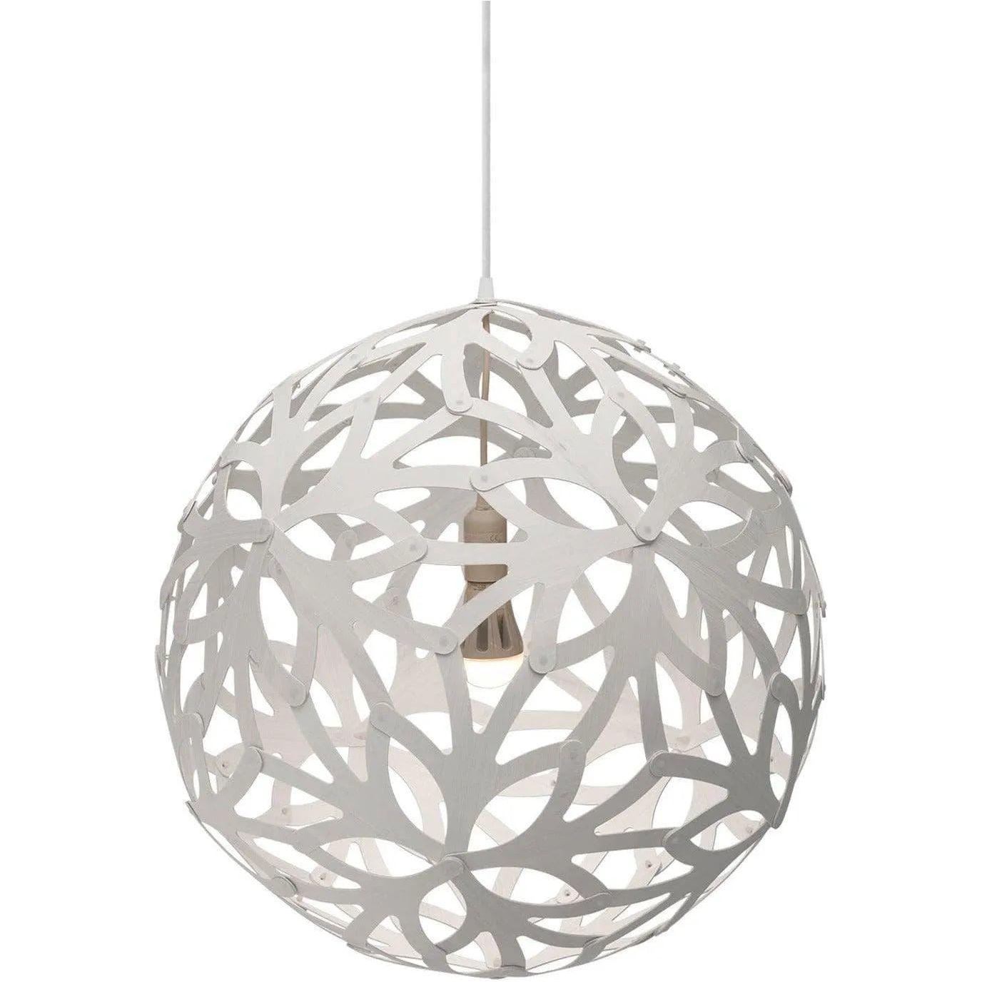 David Trubridge - Floral 600 Pendant - FLO-0600-WHI-WHI - Canada Light Shop