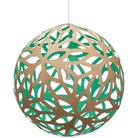 David Trubridge - Floral 800 Pendant - FLO-0800-BLK-BLK - Canada Light Shop
