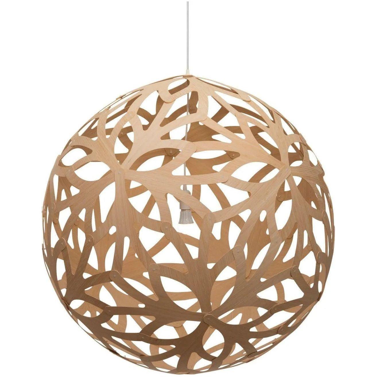 David Trubridge - Floral 800 Pendant - FLO-0800-BLK-BLK - Canada Light Shop