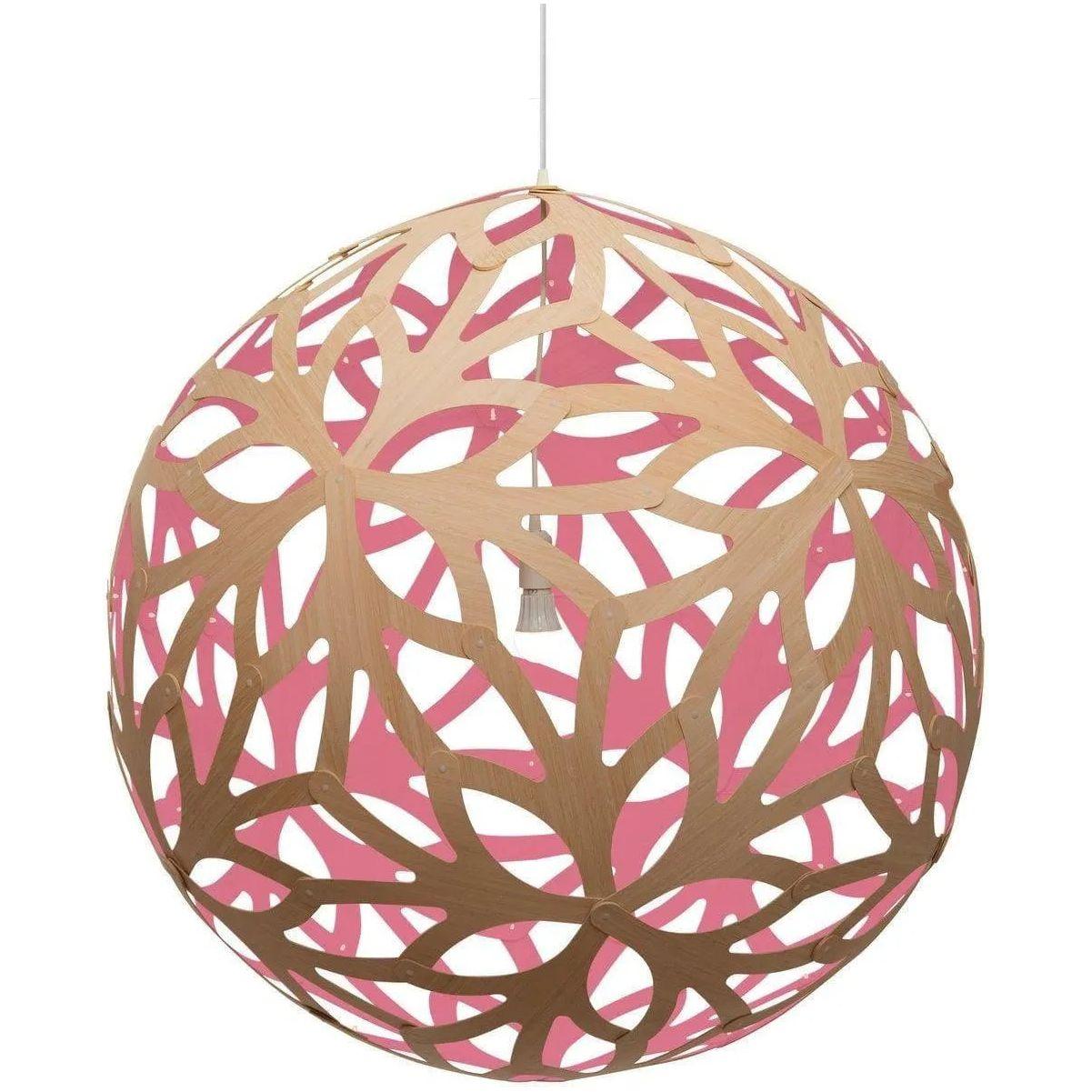 David Trubridge - Floral 800 Pendant - FLO-0800-BLK-BLK - Canada Light Shop