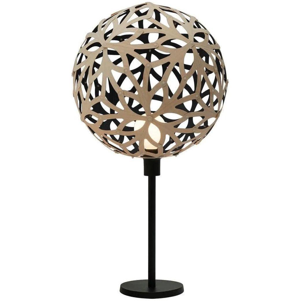 David Trubridge - Floral Table Lamp - FLO-TABL-BLK-BLK - Canada Light Shop