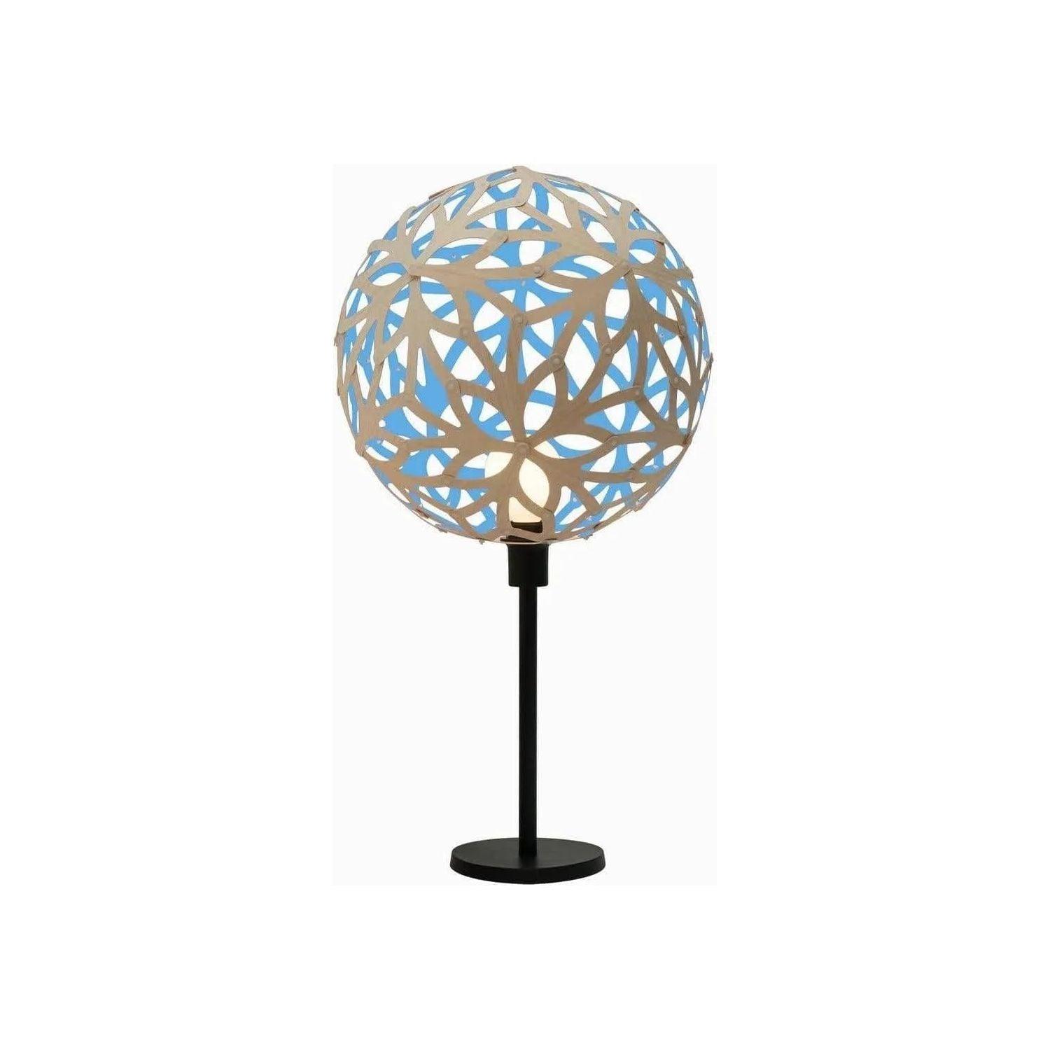 David Trubridge - Floral Table Lamp - FLO-TABL-BLK-BLK - Canada Light Shop