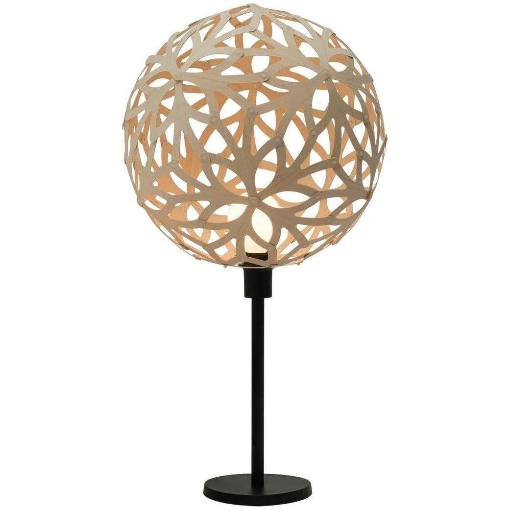David Trubridge - Floral Table Lamp - FLO-TABL-BLK-BLK - Canada Light Shop