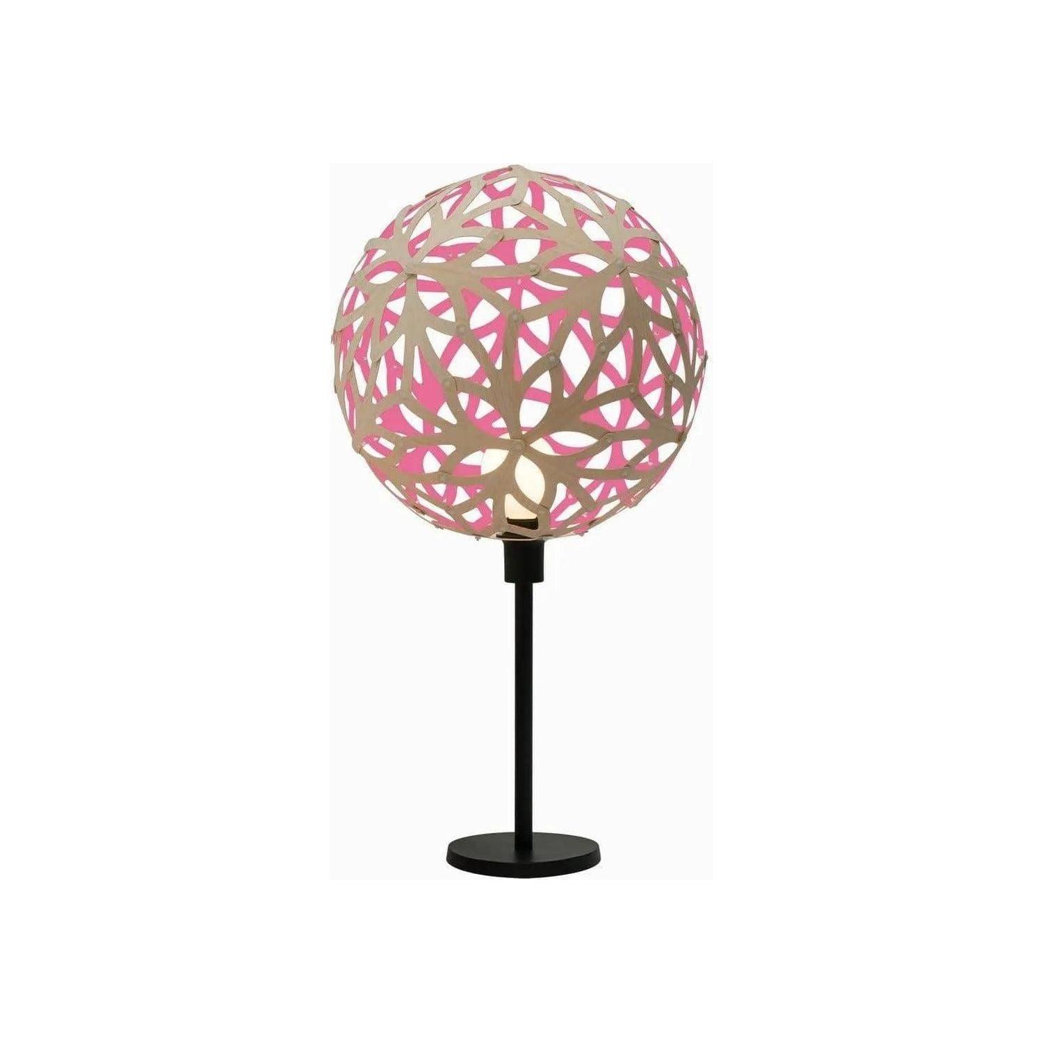 David Trubridge - Floral Table Lamp - FLO-TABL-BLK-BLK - Canada Light Shop