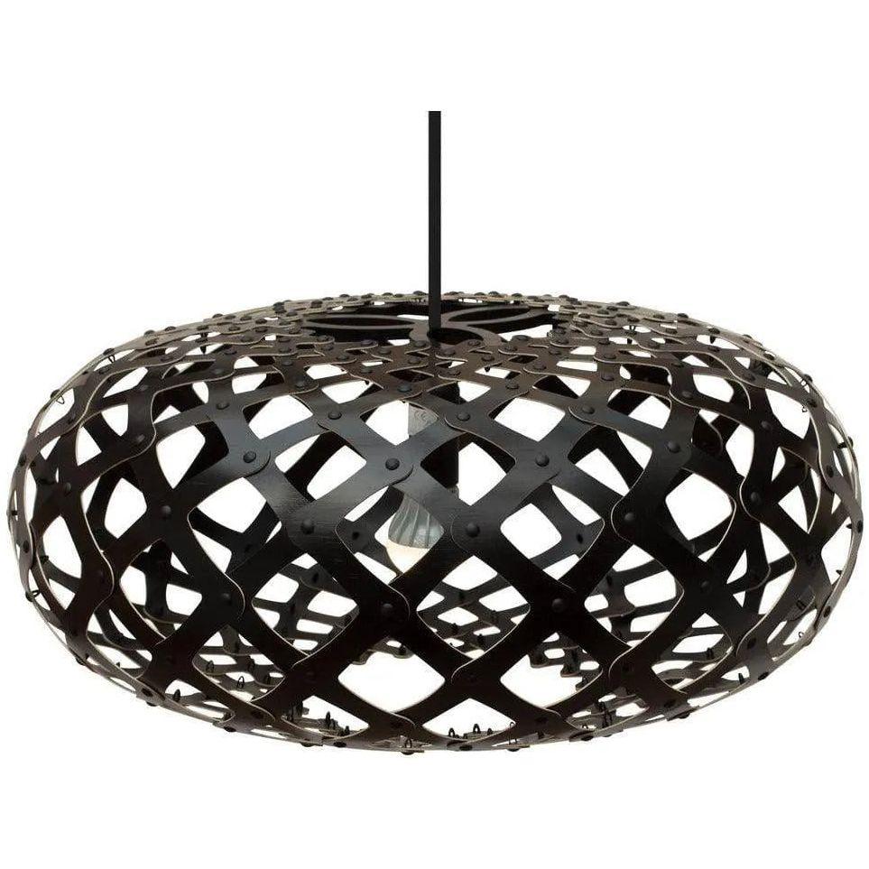 David Trubridge - Kina 440 Pendant - KIN-0440-BLK-BLK - Canada Light Shop