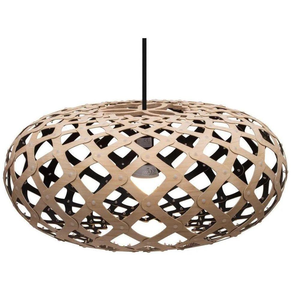 David Trubridge - Kina 440 Pendant - KIN-0440-BLK-BLK - Canada Light Shop