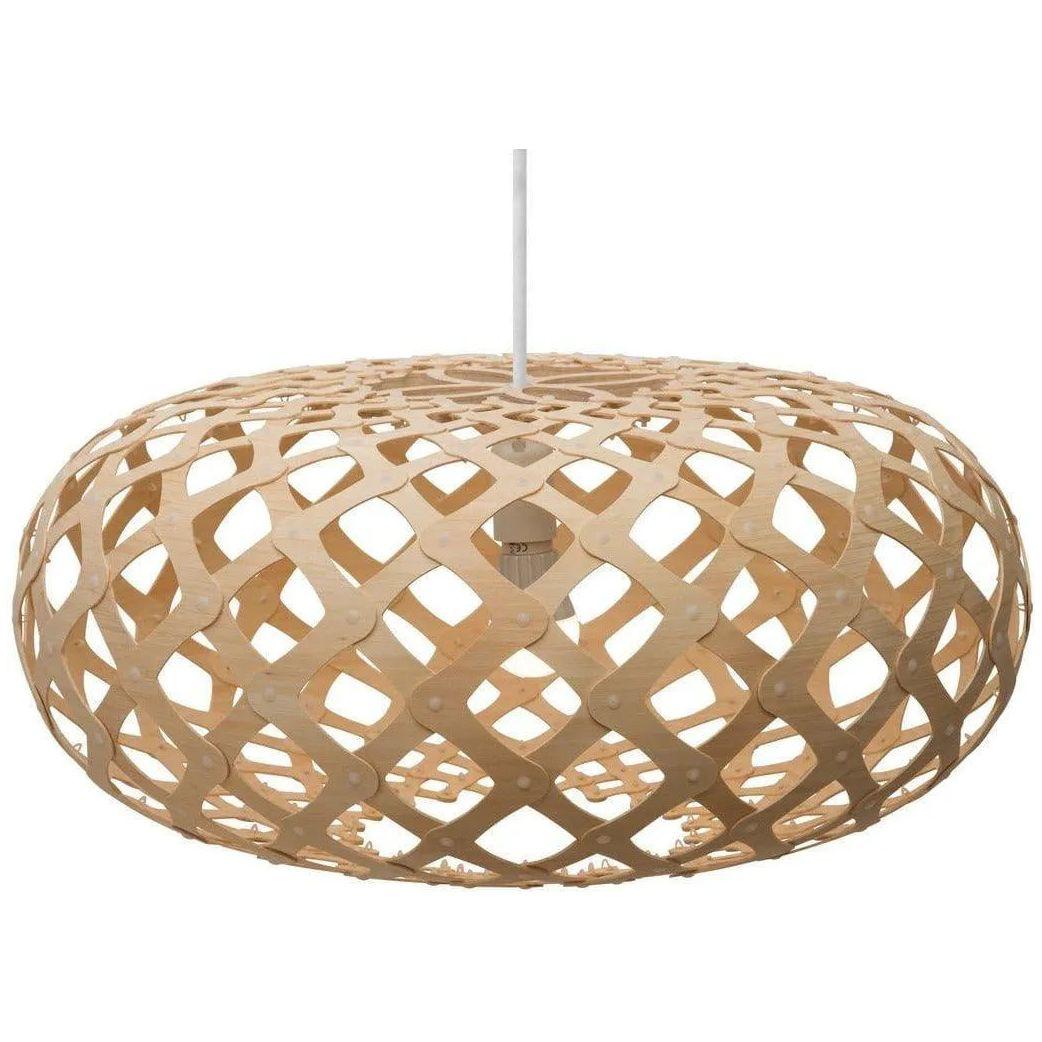 David Trubridge - Kina 600 Pendant - KIN-0600-BLK-BLK - Canada Light Shop