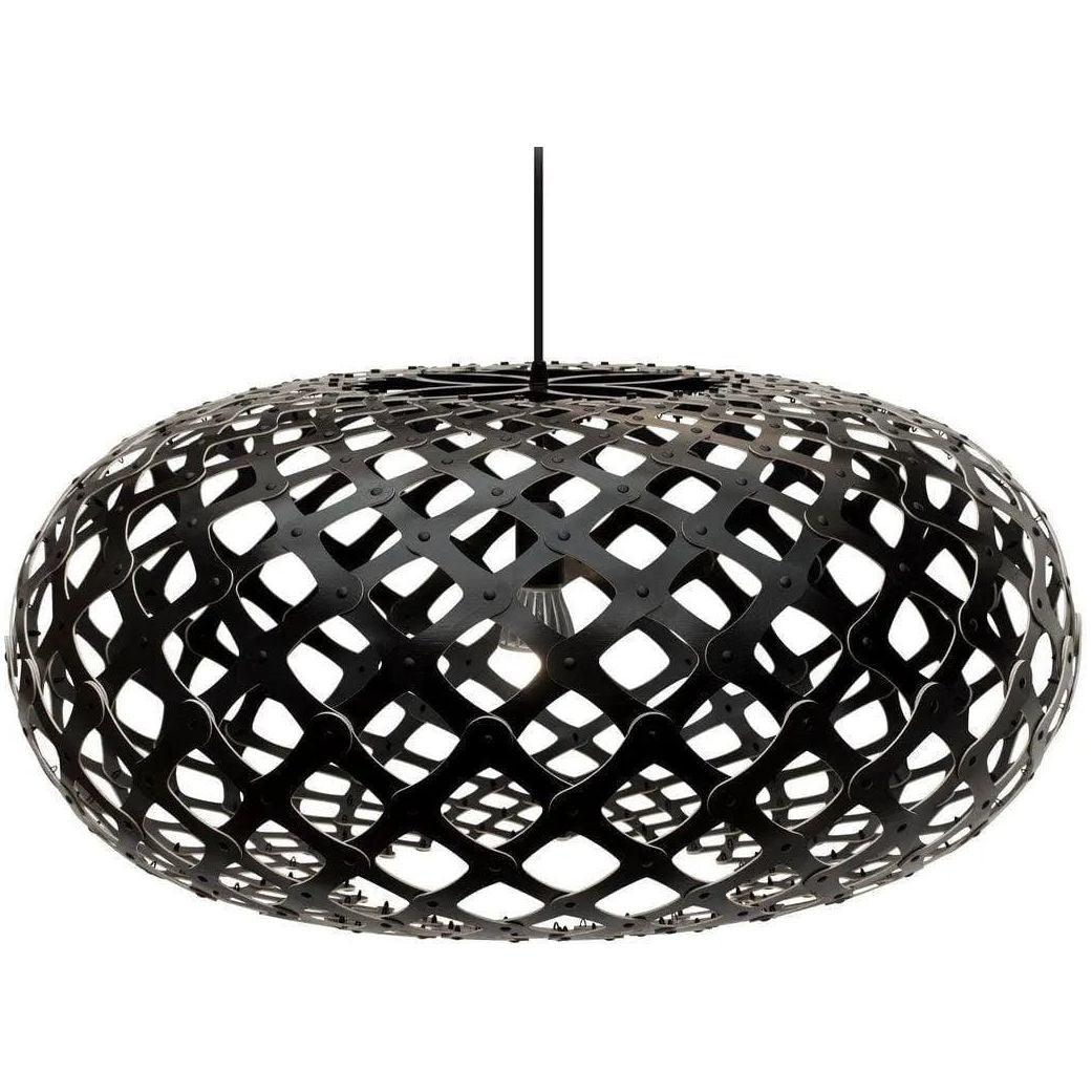 David Trubridge - Kina 800 Pendant - KIN-0800-BLK-BLK - Canada Light Shop