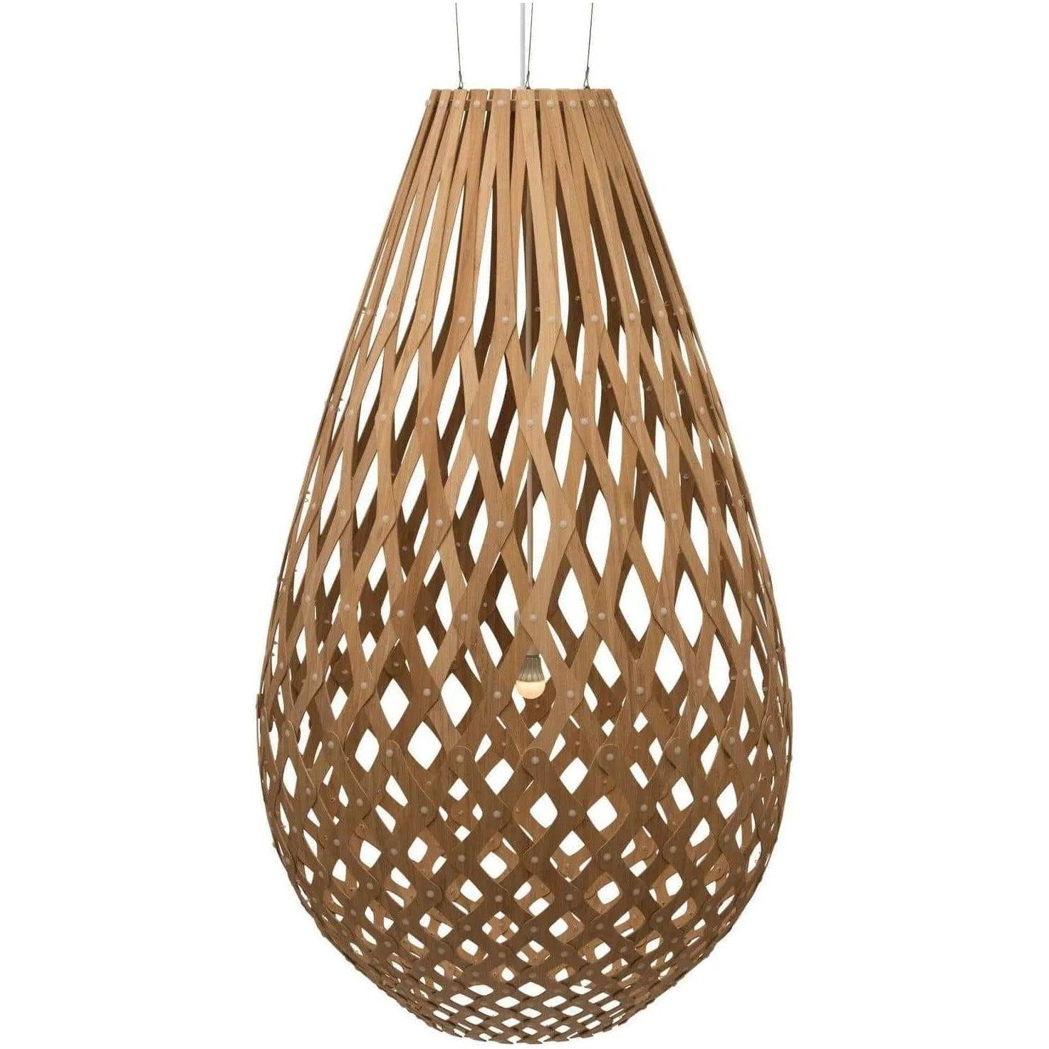David Trubridge - Koura 2400 Pendant - KOU-2400-BLK-BLK - Canada Light Shop