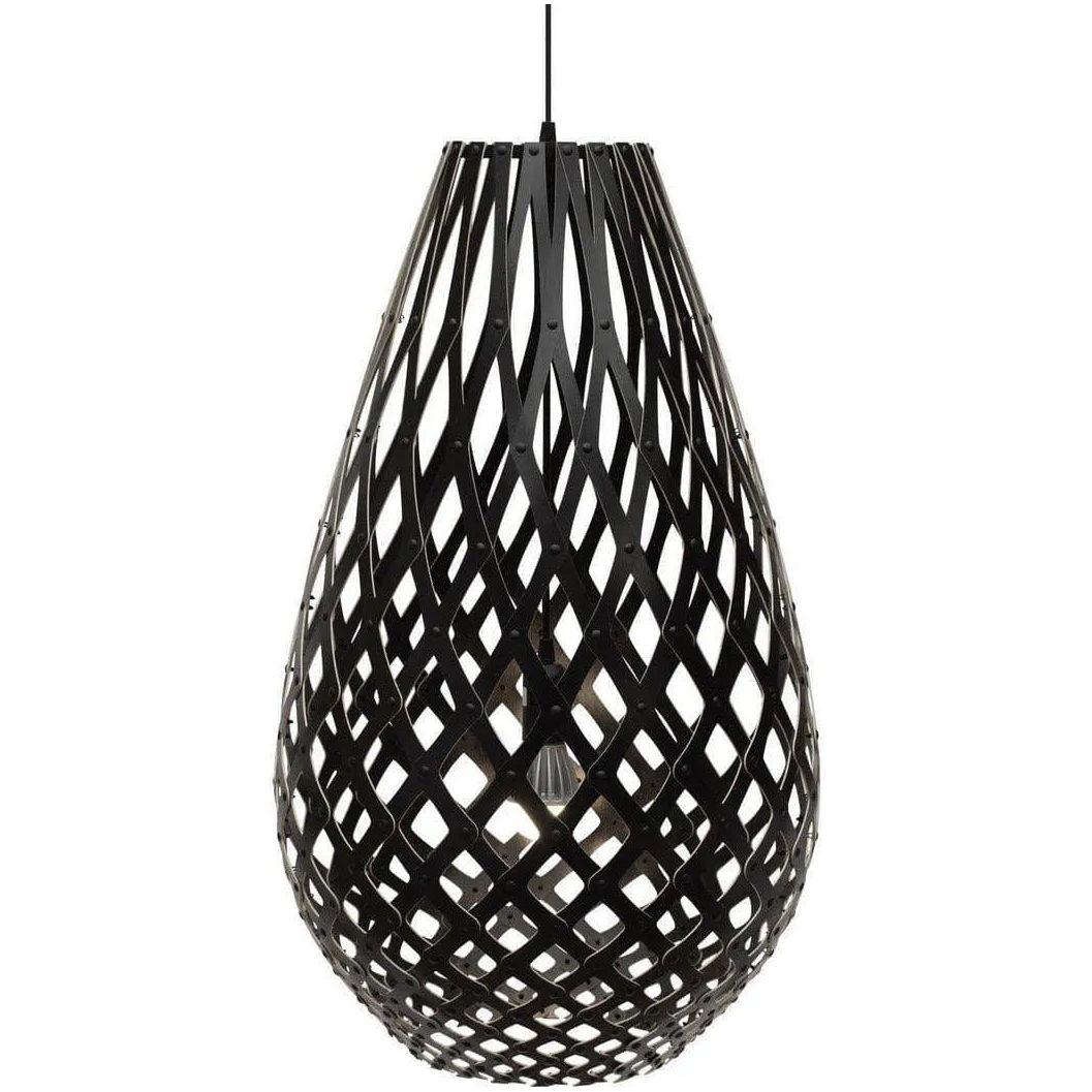 David Trubridge - Koura 750 Pendant - KOU-0750-BLK-BLK - Canada Light Shop