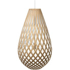 David Trubridge - Koura 750 Pendant - KOU-0750-BLK-BLK - Canada Light Shop