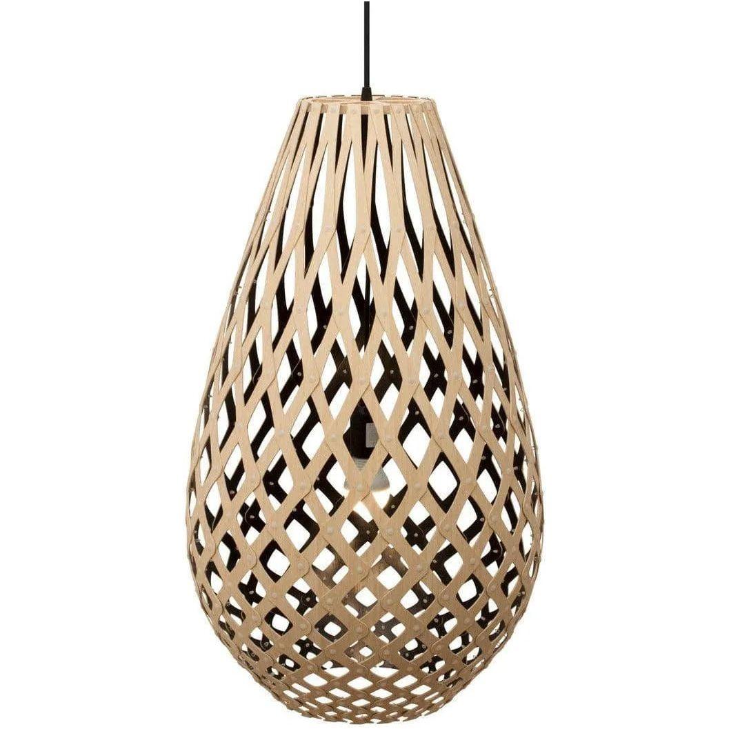 David Trubridge - Koura 750 Pendant - KOU-0750-BLK-BLK - Canada Light Shop