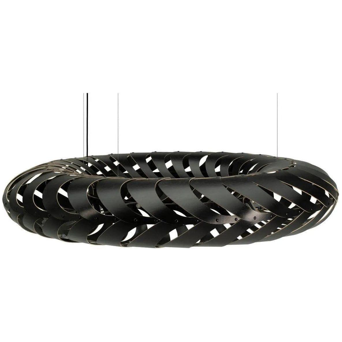 David Trubridge - Maru 1100 Pendant - MAR-1100-BLK-BLK - Canada Light Shop