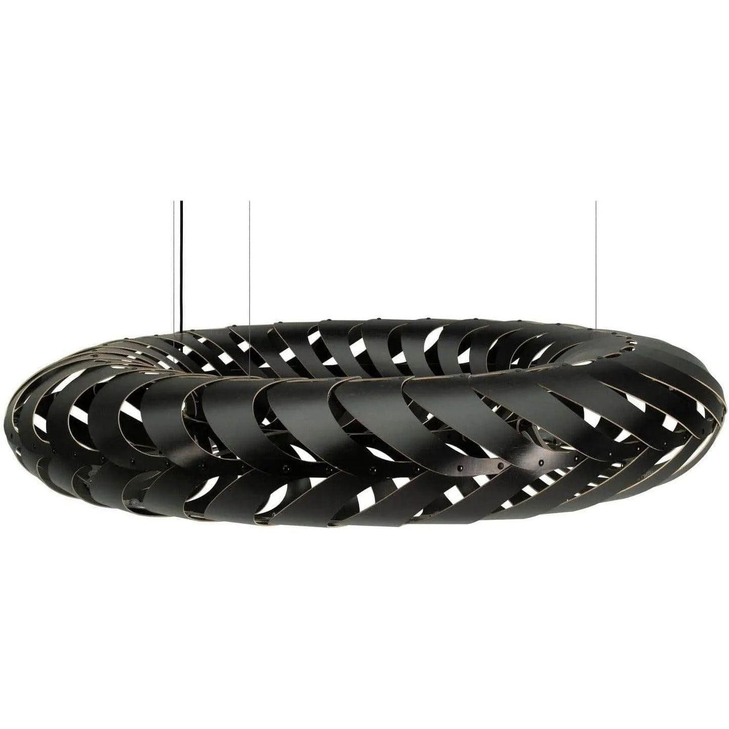 David Trubridge - Maru 1400 Pendant - MAR-1400-BLK-BLK - Canada Light Shop