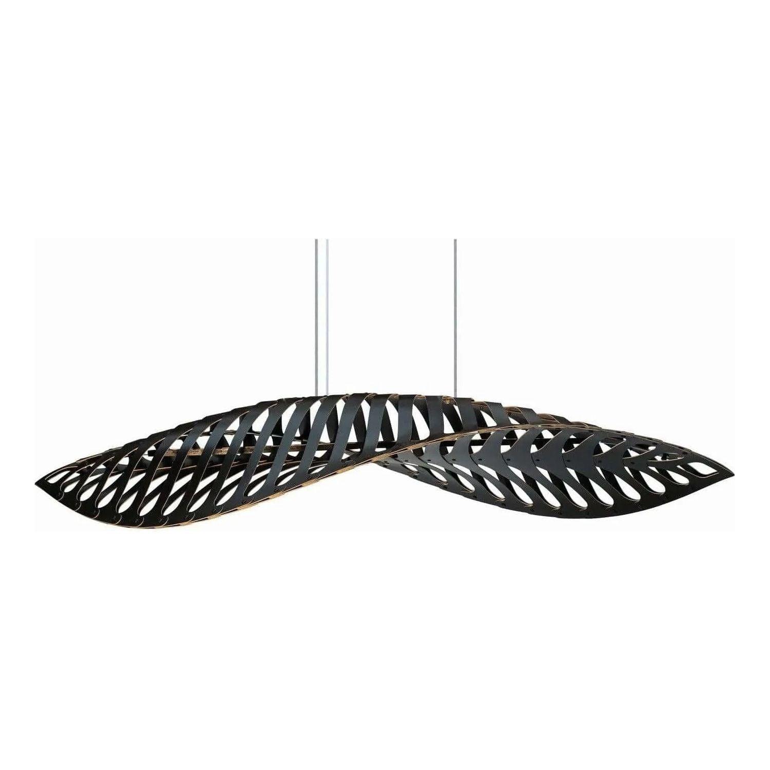 David Trubridge - Navicula Pendant - NAV-LARG-BLK-BLK - Canada Light Shop