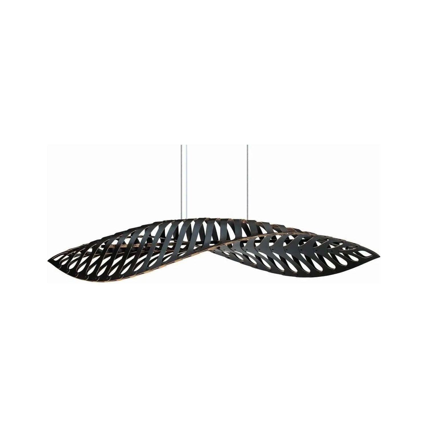 David Trubridge - Navicula Pendant - NAV-MEDI-BLK-BLK - Canada Light Shop