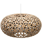 David Trubridge - Snowflake 1000 Pendant - SNO-1000-BLK-BLK - Canada Light Shop