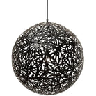 David Trubridge - Sola 800 Pendant - SOL-0800-BLK-BLK - Canada Light Shop
