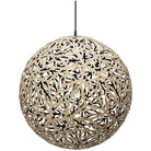 David Trubridge - Sola 800 Pendant - SOL-0800-BLK-BLK - Canada Light Shop