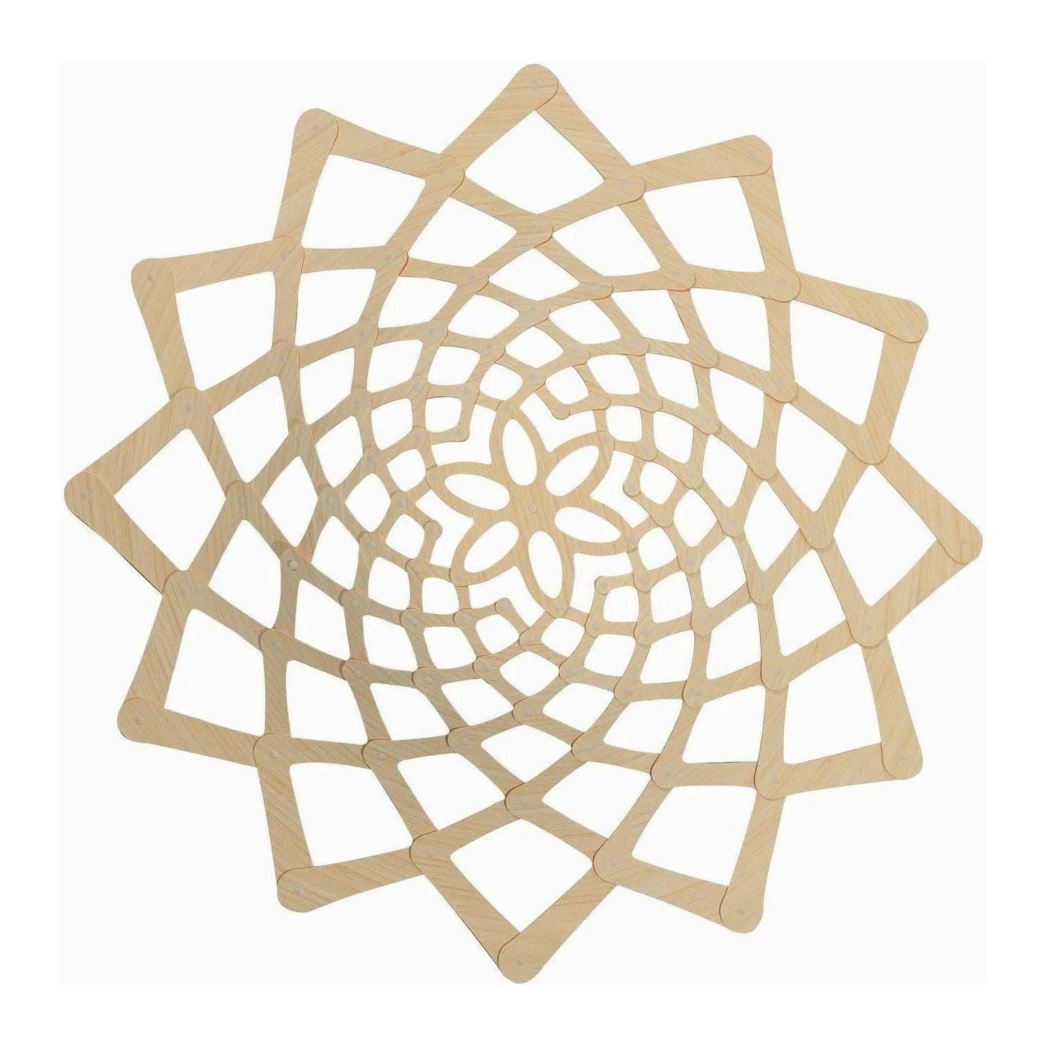 David Trubridge - Sunflower 900 Wall Shade - SUN-0900-BLK-BLK - Canada Light Shop